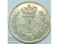 Marea Britanie 1 Pence 1833 Maundy King George UNC