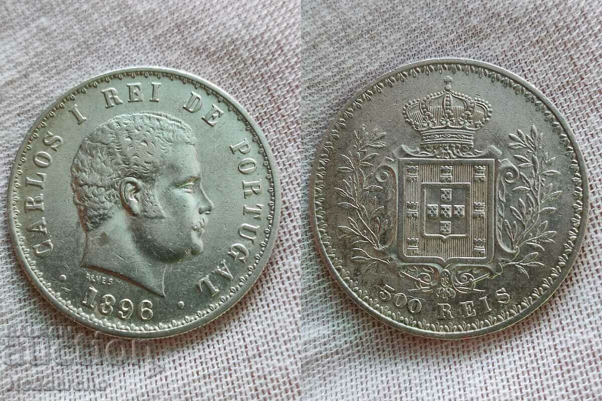 500 Reis 1896 Portugal (Silver)