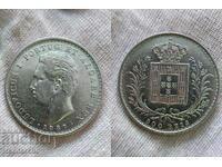 500 рейс 1887 г. Португалия (сребро)