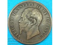 10 centesimi 1866 Italia N - Napoli bronz 30mm
