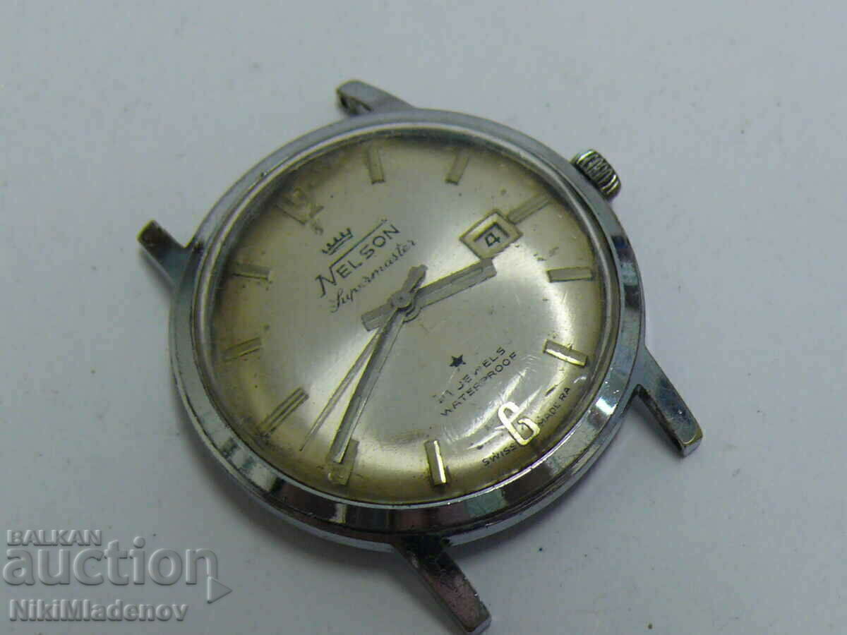 Swiss NELSON Ανδρικό ρολόι χειρός, δεν λειτουργεί με τιμή 14.99 BGN | € 7.66
