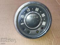 Old odometer, speedometer for an old social car