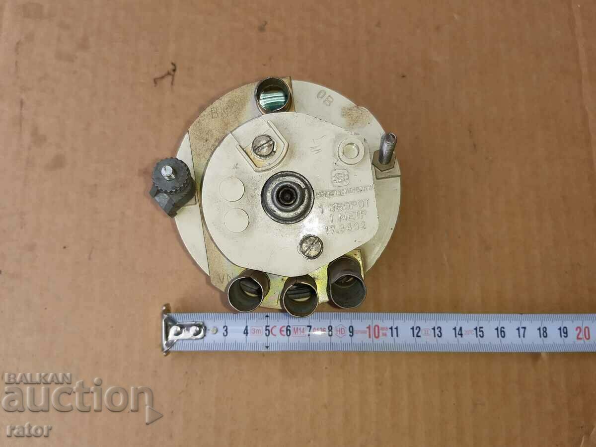 Delivery of Old odometer, speedometer for an old social car