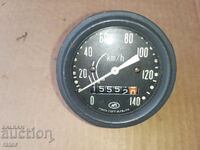 Old odometer, speedometer for an old social car