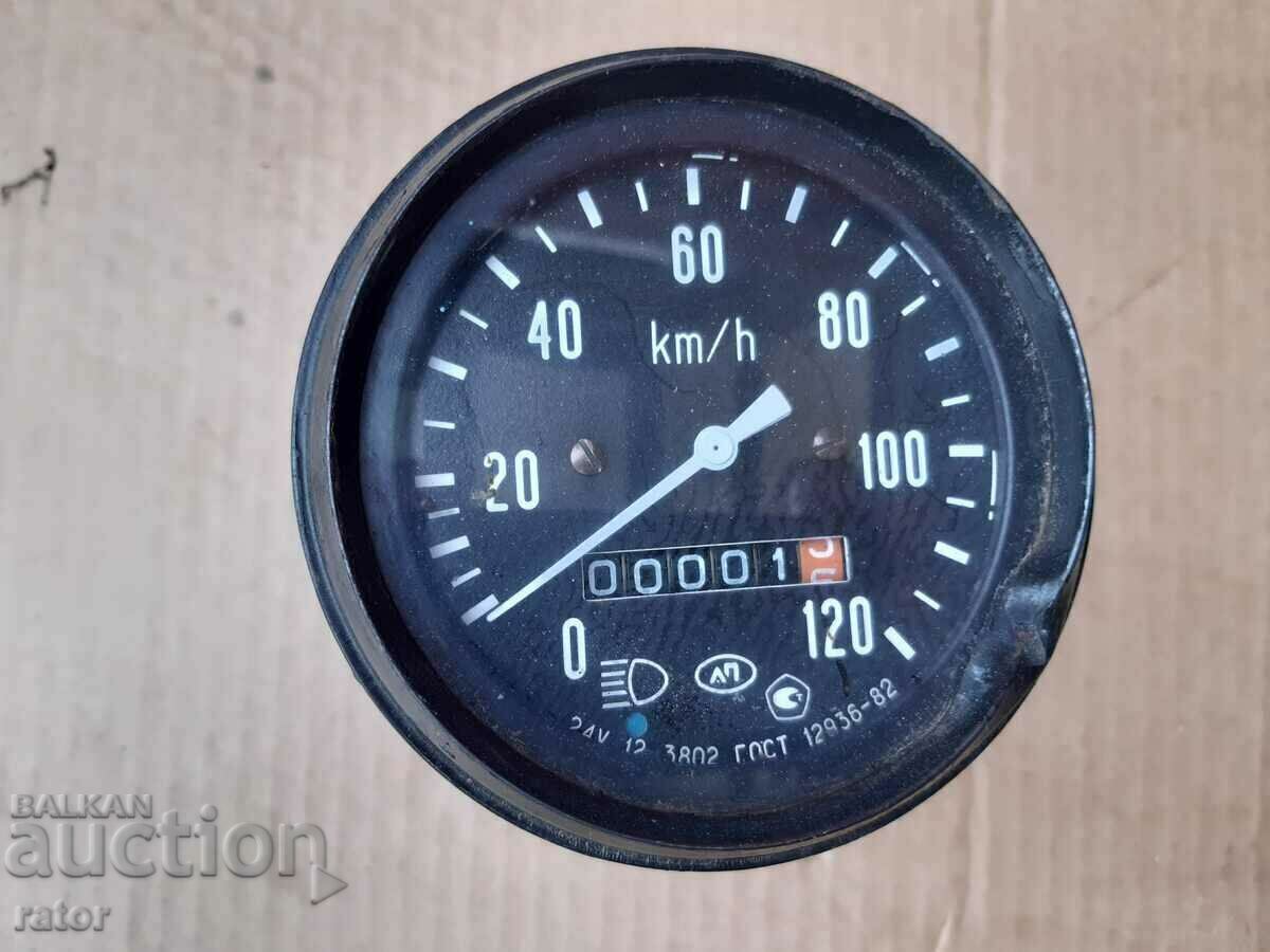 Auction Old odometer, speedometer for an old social car Auction Old odometer, speedometer for an old social car