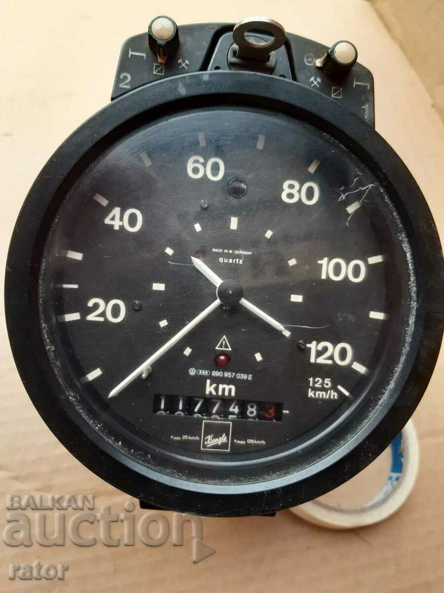 Old KIENZLE odometer, speedometer for an old car