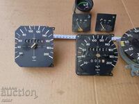 Old odometer, speedometer odometers for an old car