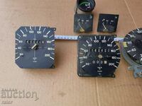 Old odometer, speedometer odometers for an old car