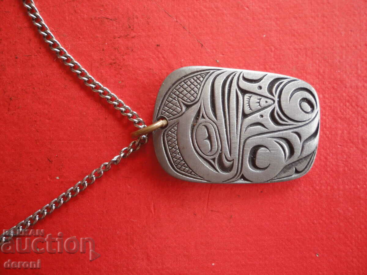 Canadian art locket necklace with price 15.00 BGN | € 7.67