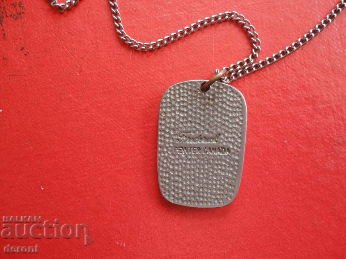 Canadian art locket necklace - 6