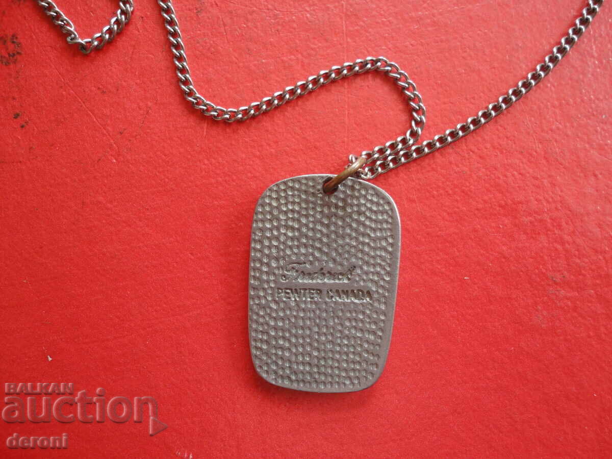 Canadian art locket necklace - 7