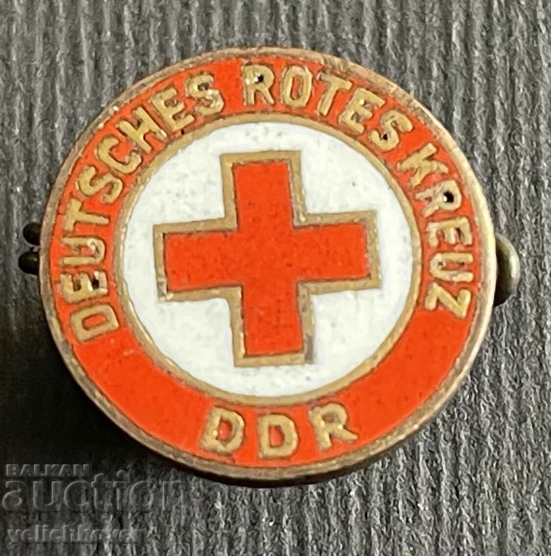 36900 GDR East Germany Red Cross sign