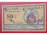 Bancnota - Germania - Saxonia - Lilienthal - 50 pfennig 1921