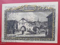 Bancnota-Germania-Saxonia-Naumburg-25 Pfennig 1921
