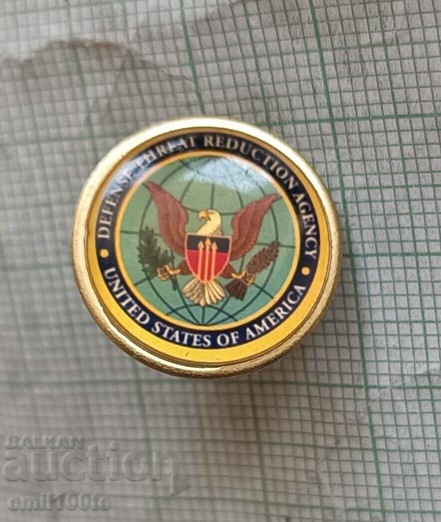 Badge - DEFENSE THREAT REDUCTION AGENCY USA with price 15.00 BGN | € 7.67 Badge - DEFENSE THREAT REDUCTION AGENCY USA with price 15.00 BGN | € 7.67