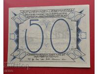 Банкнота-Германия-Бранденбург-Либенверда-50 пфенига 1921
