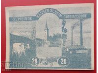 Banknote-Austria-D.Austria-Guntramsdorf-20 Heller 1920