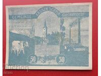 Bancnota-Austria-D.Austria-Guntramsdorf-50 Heller 1920