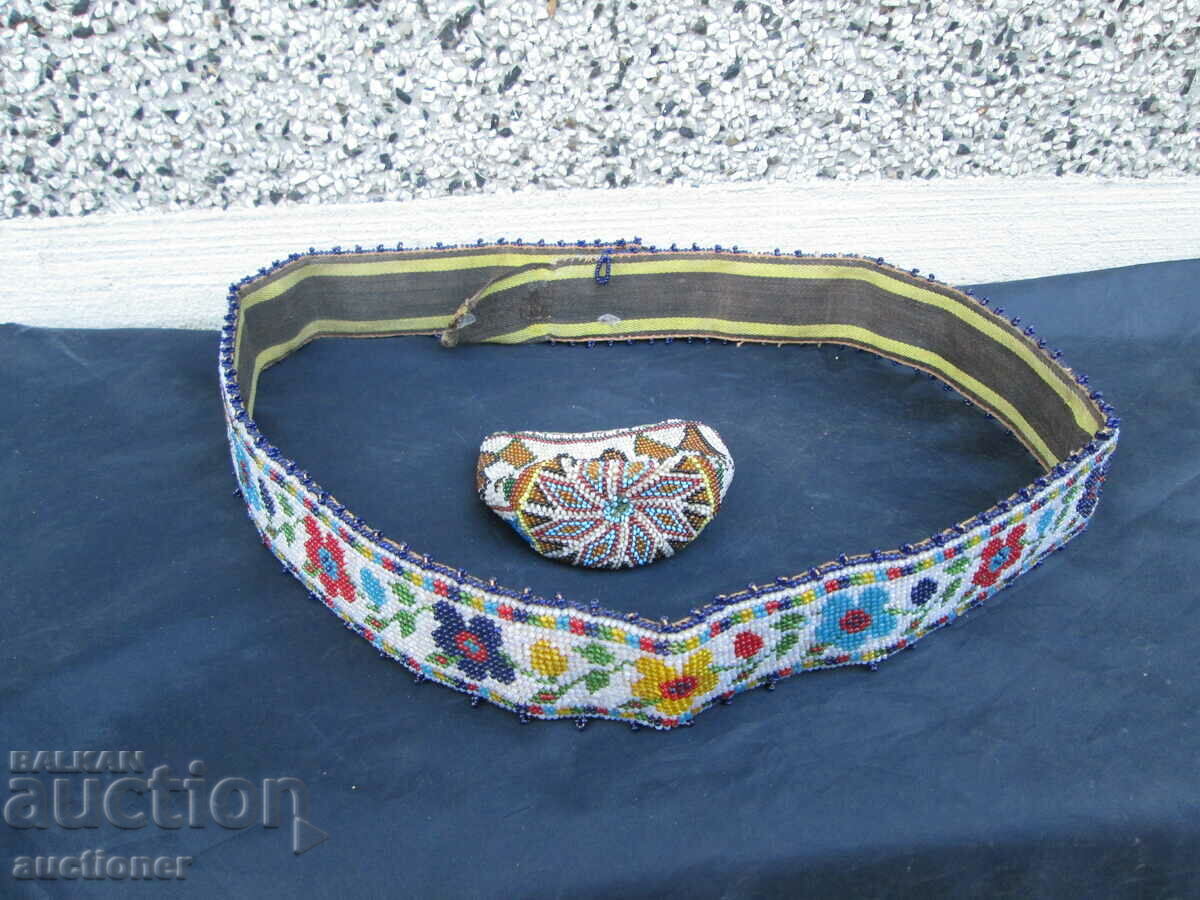 Delivery of OLD BEADED LONG BELT WITH PURSE Delivery of OLD BEADED LONG BELT WITH PURSE