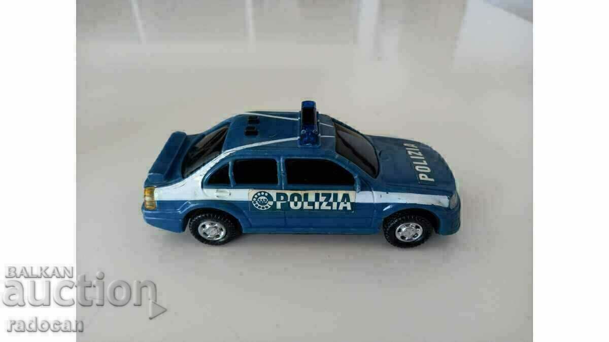 Old toy Mercedes C class Polizia, Dickie 1990, works with price € 14.32 | 28.01 BGN