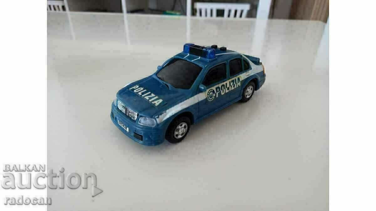 Delivery of Old toy Mercedes C class Polizia, Dickie 1990, works