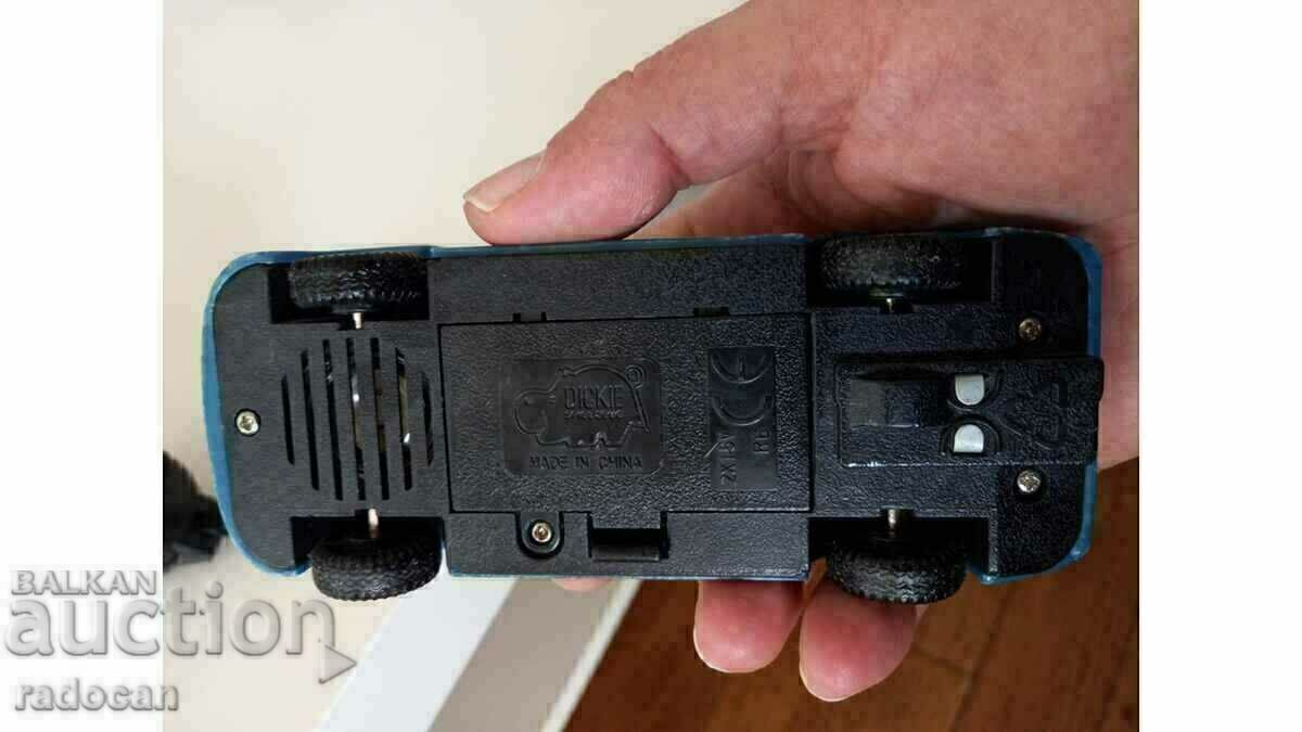 Old toy Mercedes C class Polizia, Dickie 1990, works - 7 Old toy Mercedes C class Polizia, Dickie 1990, works - 7