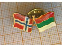 Insigna Bulgaria - Norvegia