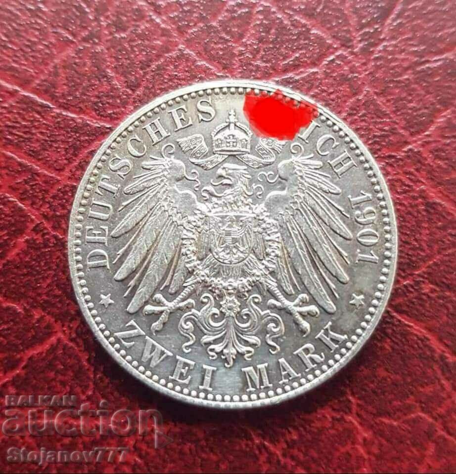 2 марки 1901 Германия