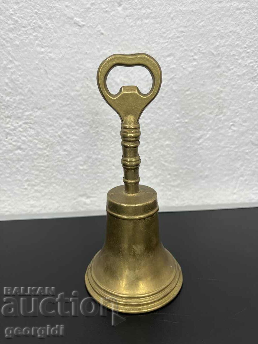 Solid bronze bell / opener. #5274