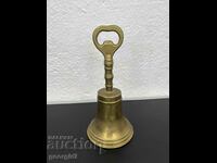 Solid bronze bell / opener. #5274