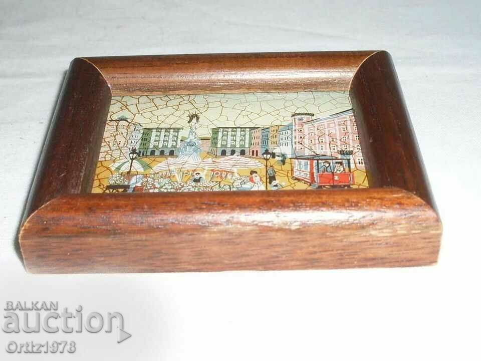 Valuable Old Miniature, Stained Glass, Austria. Signed! with price 68.00 BGN | € 34.77 Valuable Old Miniature, Stained Glass, Austria. Signed! with price 68.00 BGN | € 34.77