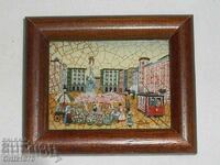Valuable Old Miniature, Stained Glass, Austria. Signed!