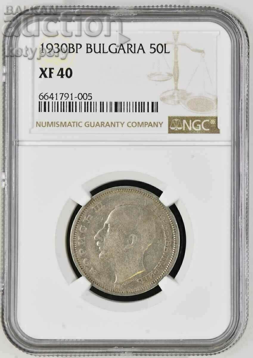 50 BGN 1930 NGC XF 40 50 BGN 1930 NGC XF 40