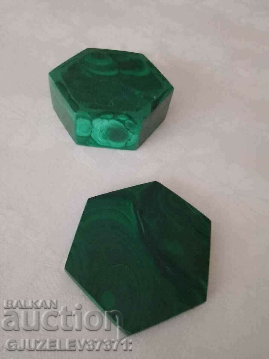 Εξαγωνικό κουτί από μαλαχίτη - 7 Εξαγωνικό κουτί από μαλαχίτη - 7