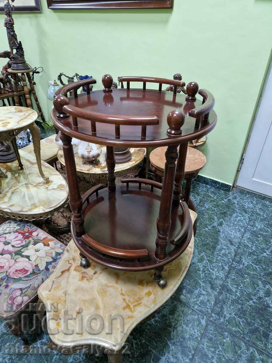 A lovely antique French split level coffee table