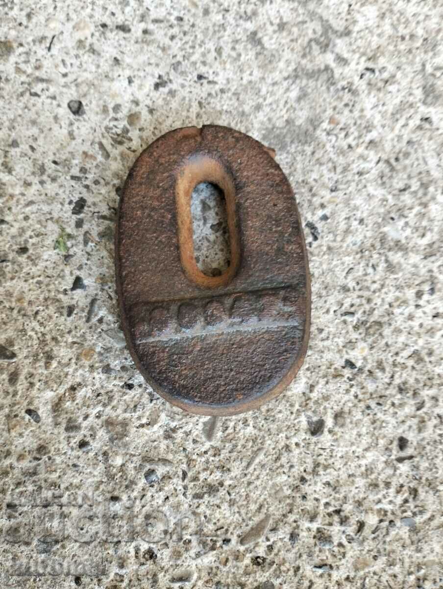 Old iron object