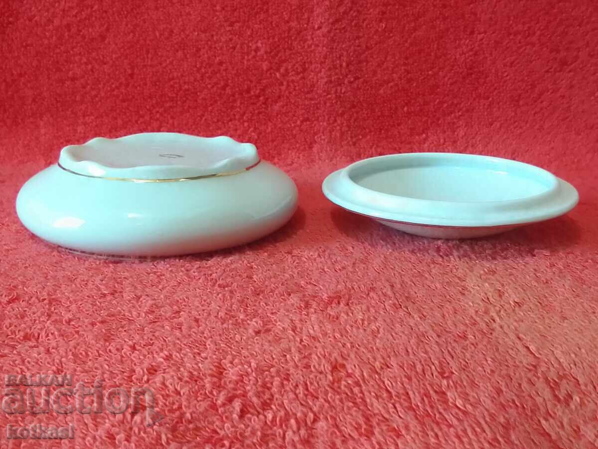 Old porcelain jewelry box marked LIMOGES gilding - 5