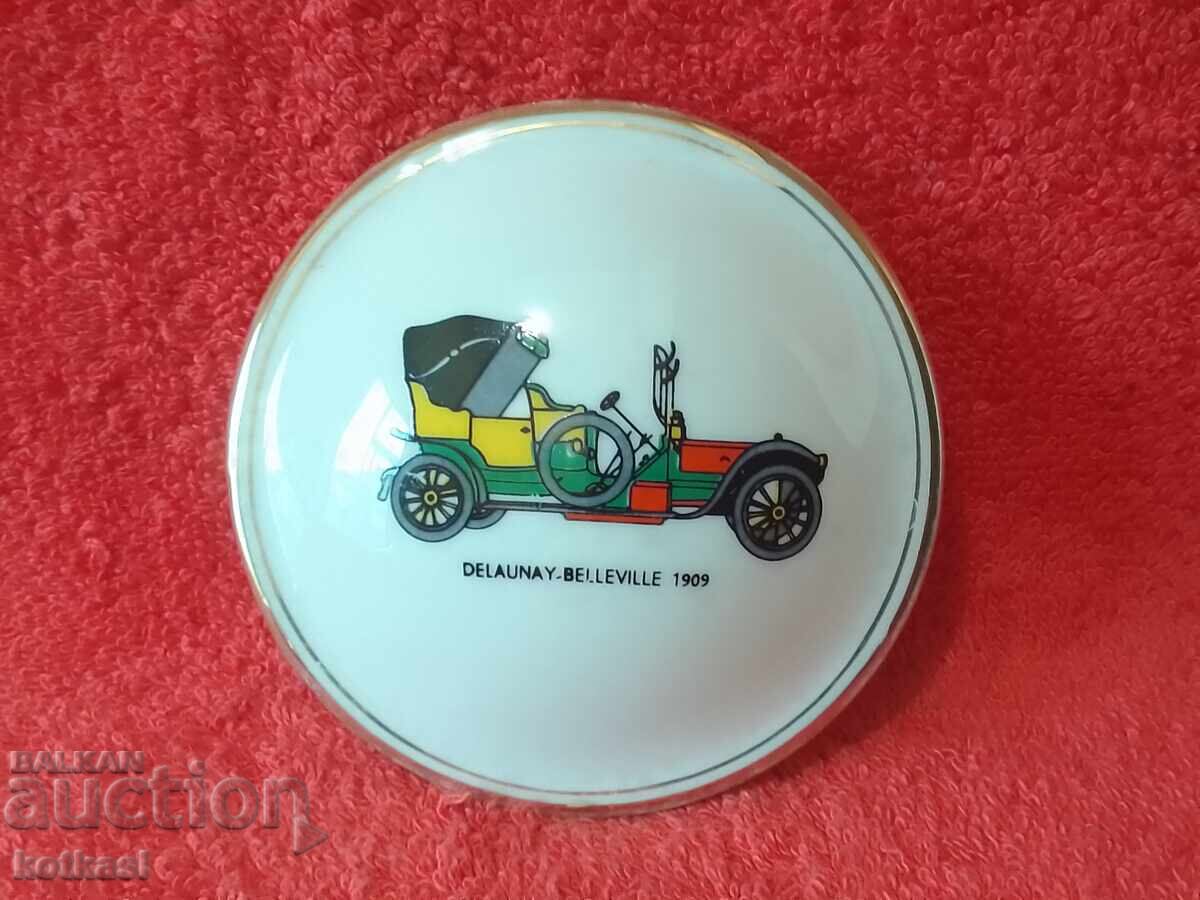 Old porcelain jewelry box marked LIMOGES gilding - 6