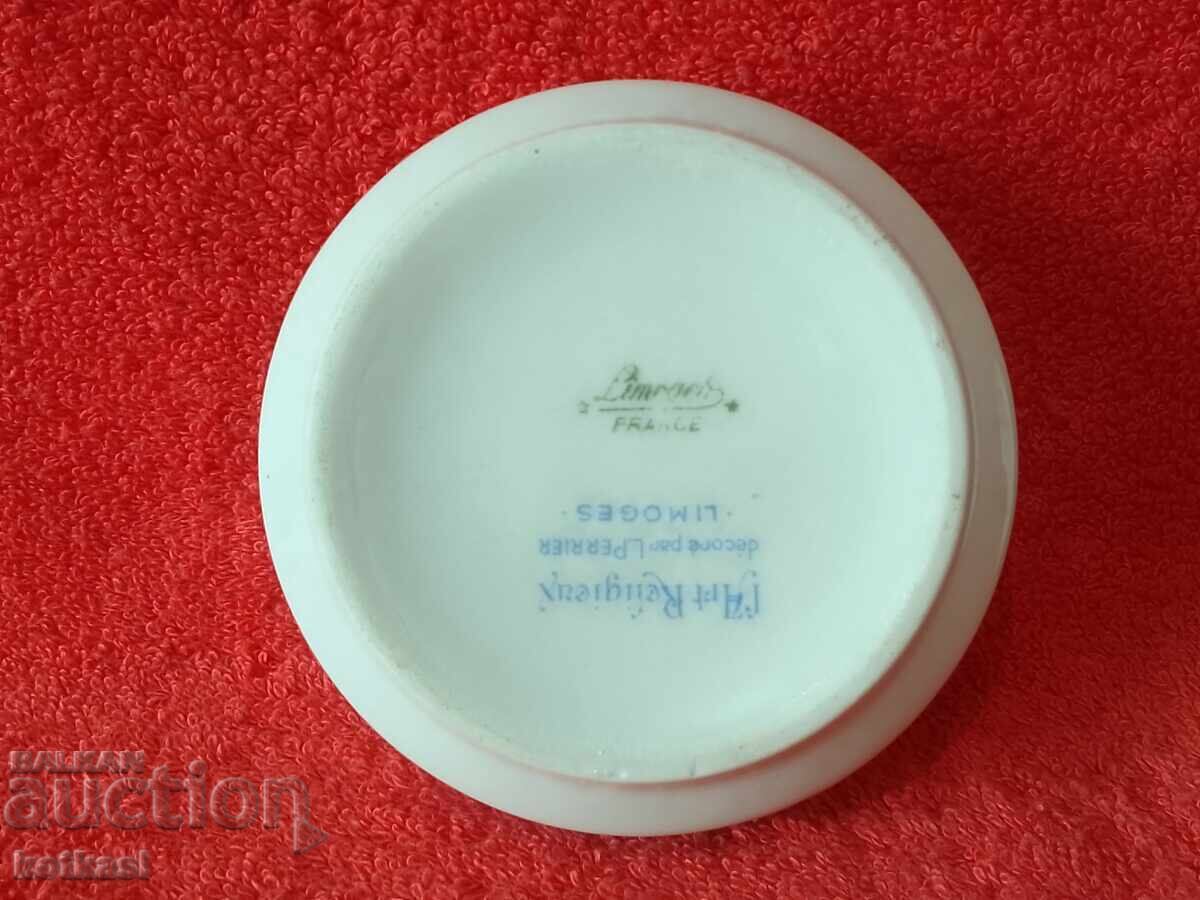Old porcelain jewelry box LIMOGES gilding L.Perrier - 7
