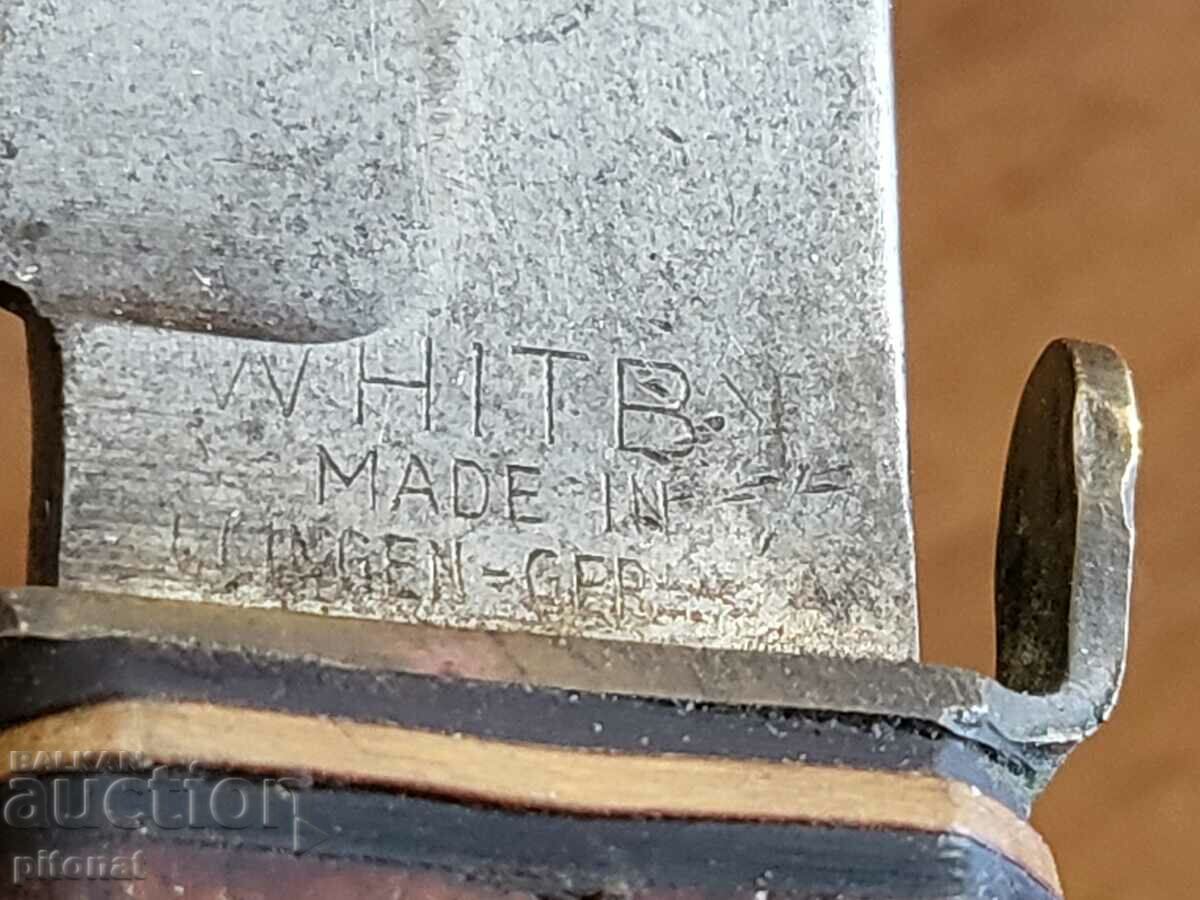 Auction Authentic WHITBY SOLINGEN knife Auction Authentic WHITBY SOLINGEN knife