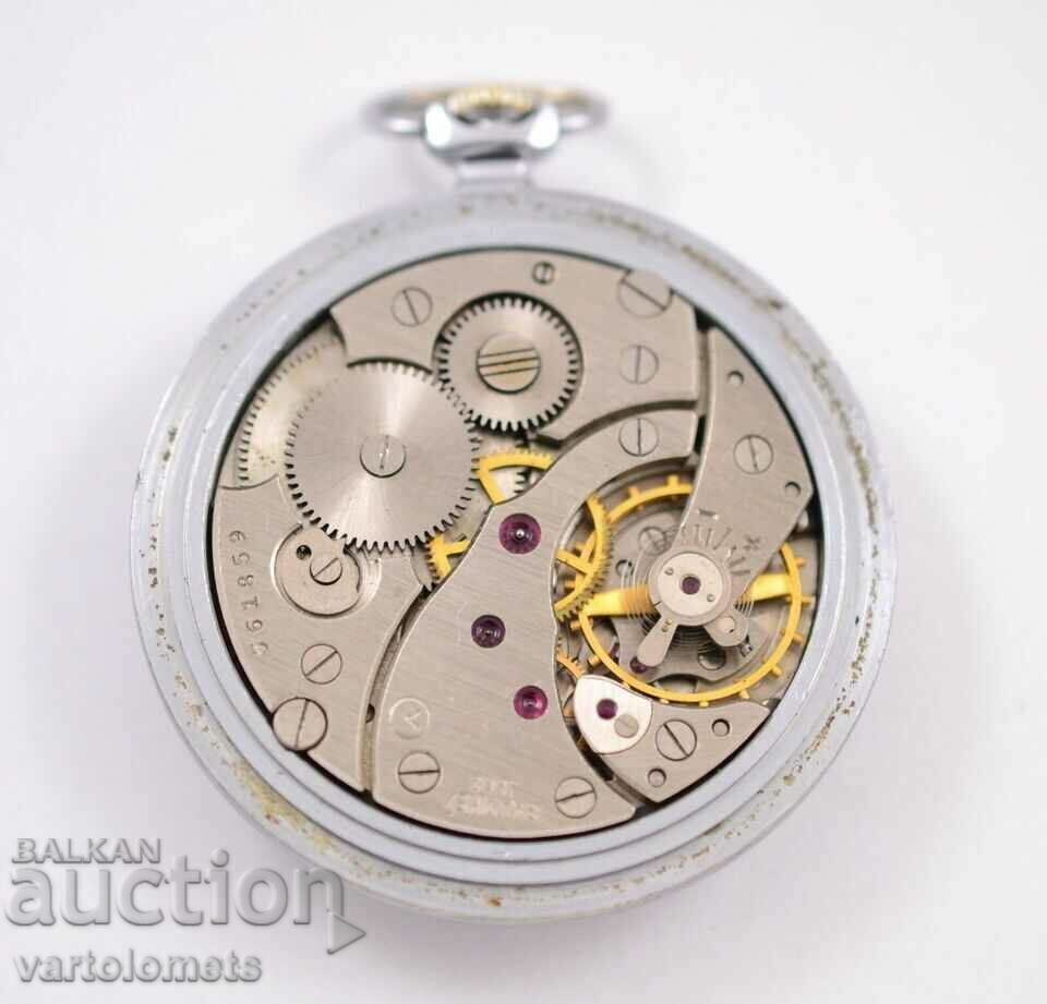 Delivery of MOLTIYA USSR pocket watch - works
