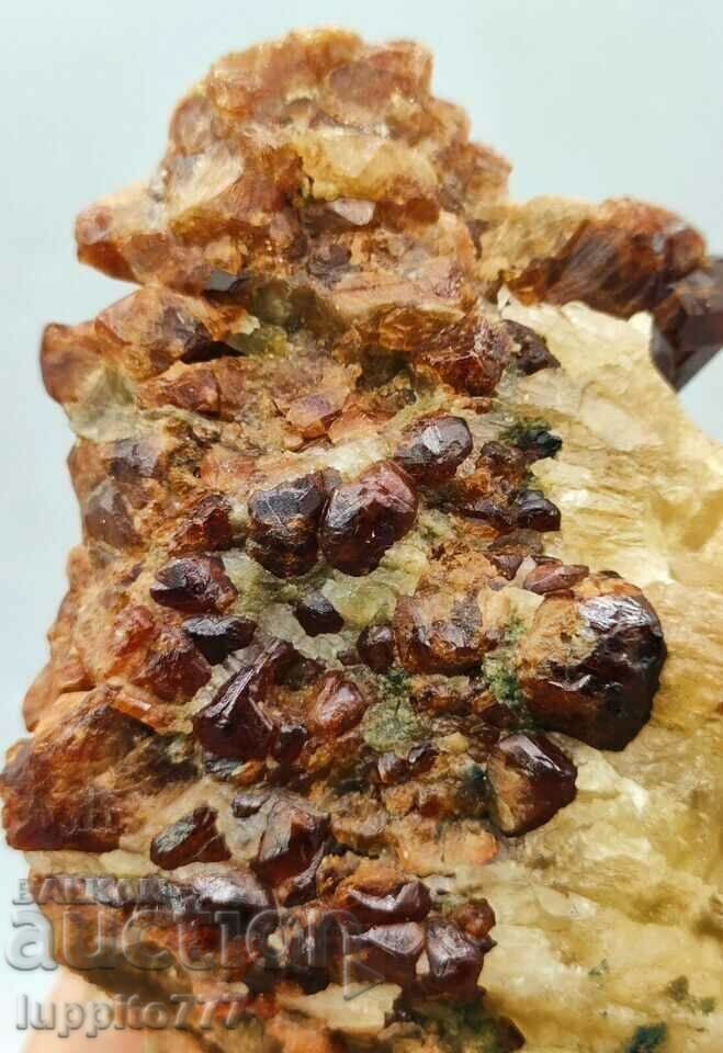 273 grams natural garnet spessartine on feldspar unique - 6 273 grams natural garnet spessartine on feldspar unique - 6