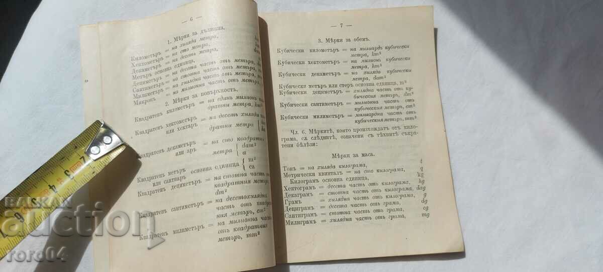 Delivery of MEASURES AND WEIGHTS ACT - 1910 Delivery of MEASURES AND WEIGHTS ACT - 1910