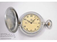 MOLNIYA USSR pocket watch with covers, grouse - works