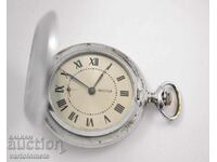 MOLNIYA URSS ceas de buzunar cu capace, cocoși - funcționează