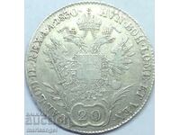 20 Kreuzer 1830 Austria B - Kremnitz Silver - Rare