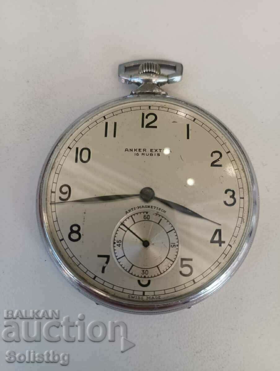 Παλιό ρολόι τσέπης, ANKER EXTRA. με τιμή € 163.61 | 319.99 BGN