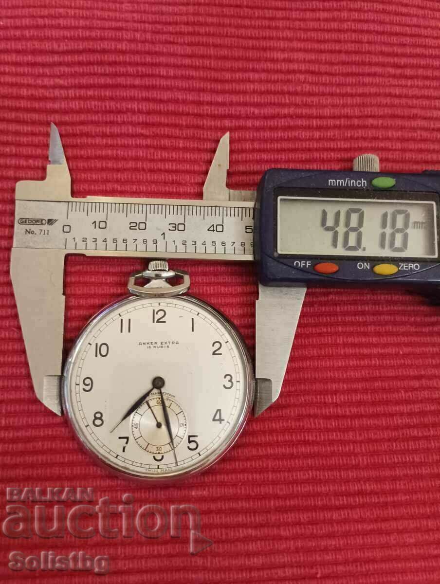 Old pocket watch, ANKER EXTRA. - 5 Old pocket watch, ANKER EXTRA. - 5