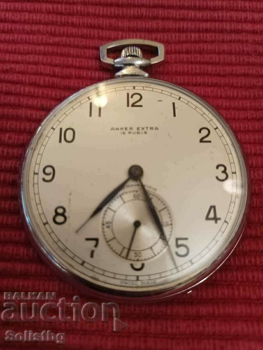 Old pocket watch, ANKER EXTRA. Old pocket watch, ANKER EXTRA.