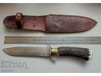 29 см Ловен нож от соца Рог